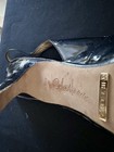 COLE HAAN  Patent Leather Black Open Toe Slingback Heel Pumps - Size 9 1/2B — photo 8