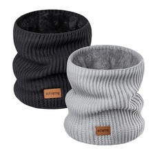 Winter Fleece Neck Warmer Face Ski Mask for Men Women Windproof Gift