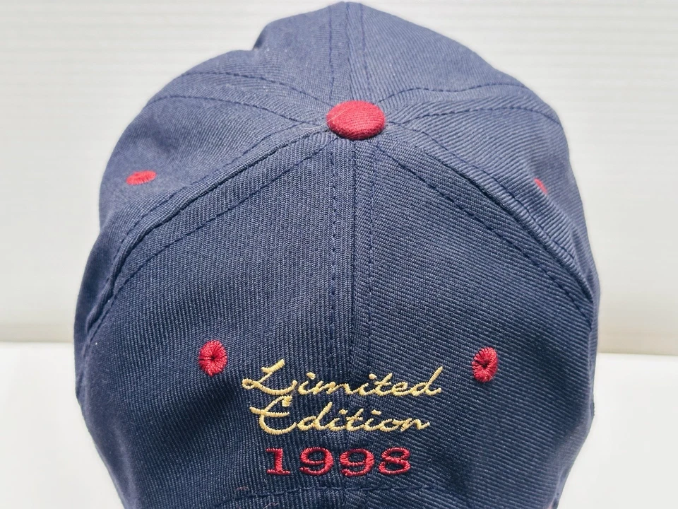 VTG Boy Scouts of America BSA Cap Hat 1998 Limited Ed American Flag StrapBack - Image 3 of 4