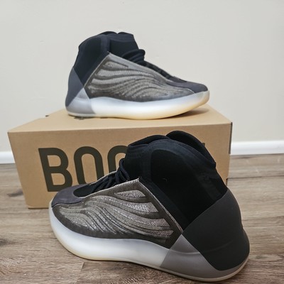 Adidas Mens Yeezy Quantum H68771 Gray Basketball Shoes Sneakers Size 7.5