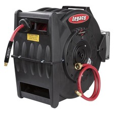 Retractable Air Hose Reel 3/8 Inch x 100 Ft PVC