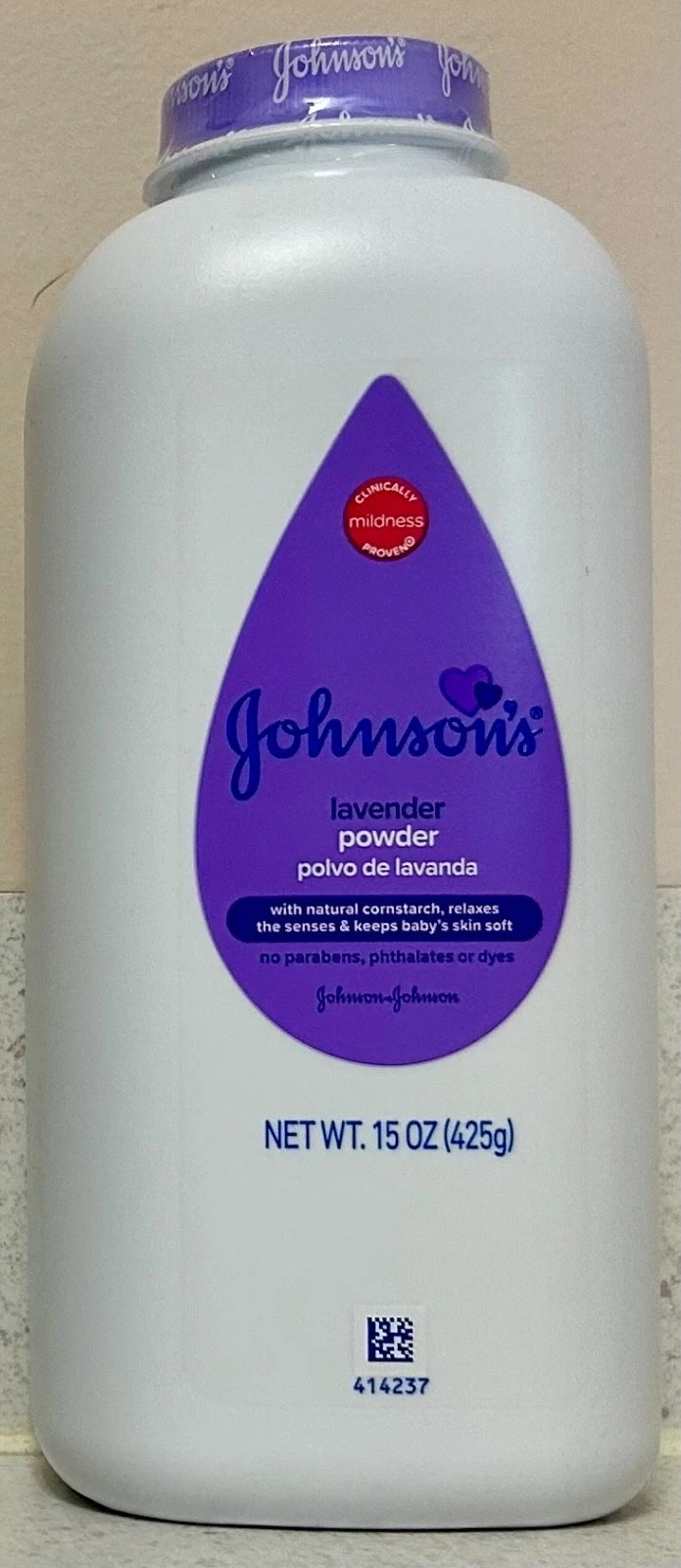 Johnson's Baby Powder Calming Lavender 15 oz New Sealed
