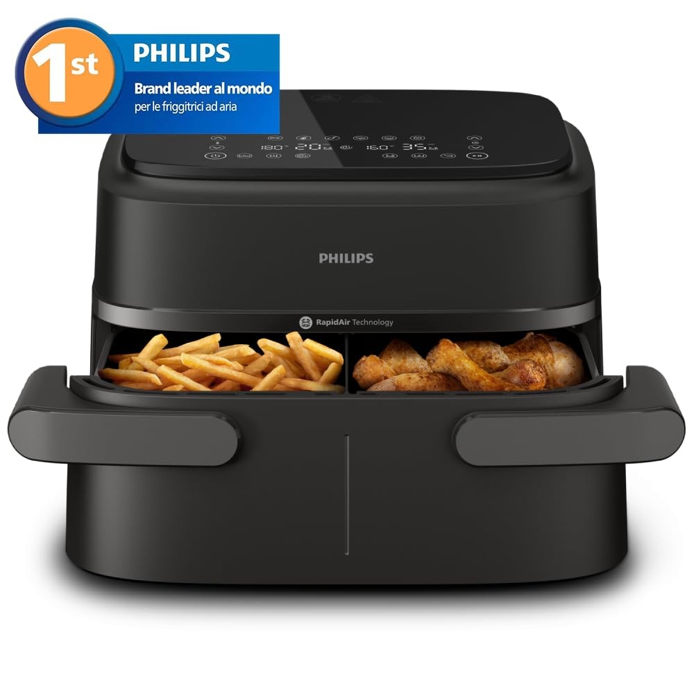 Airfryer 1000 Friggitrice ad aria con Cestello Flexi da 7.1L Cestello con foto 2