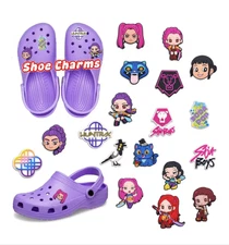 18-100pcs Shoe Charms Ghost Clog Accessories