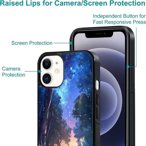 Magical Path forest nature Shockproof Cover For iPhone SE XS XR Max 5 6 7 8 Plus - Picture 23 of 25