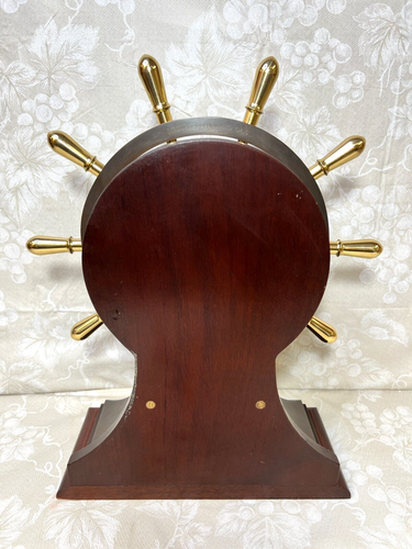 Chelsea "The Mariner" Ship's Bell Clock Ltd Ed on Wood Base Running & Striking - Picture 13 of 24