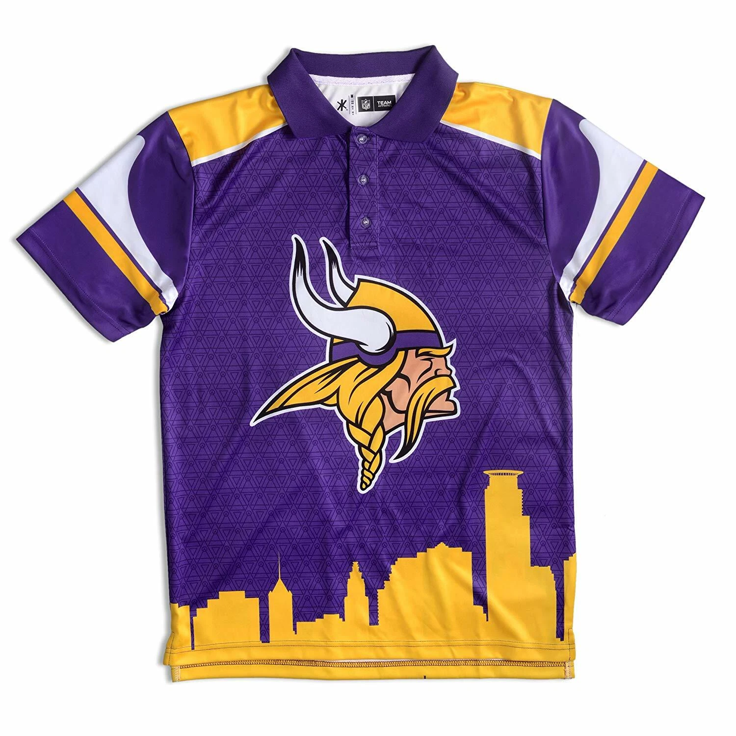 Minnesota Football Team Vikings Thematic Polo Shirt, Gift for Fan
