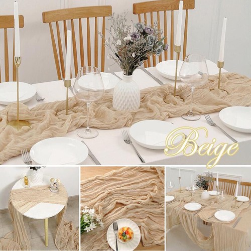 3m Cheesecloth Gauze Table Runner Wedding Large Cloth Soft Centerpiece AU - Picture 24 of 42