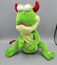Gemmy Wigglers Frog Devil 12" Plush Animated Sings House of Pain Jump Around 