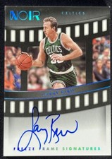 2022/23 Panini Noir Larry Bird Freeze Frame Signatures Big Bold Auto True 1/1 !!