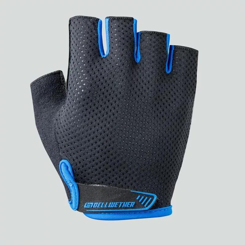 Bellwether Gel Supreme Glove Black/Blue Size Medium ( PAIR)