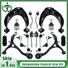 16Pcs Front Upper & lower control arms kit sway bar for 2008-2012 Honda Accord