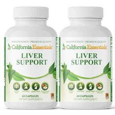 Liver Care: Natural Health Supplements, Helps Liver Health, 60 Cap, Pack of 2