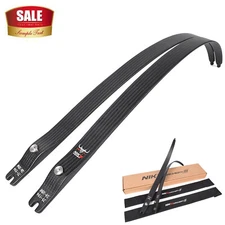 Nika Archery Recurve Bow Limbs Progress Series N3 Carbon Fiber Limb 20-50lb 