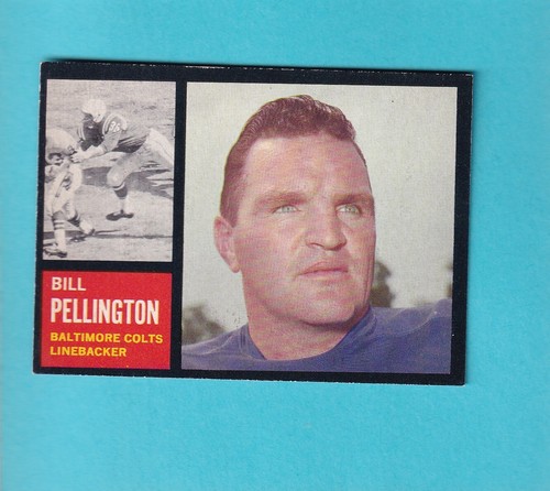 1962 Topps Football (#3-175) - Pick A Card, G-EX condition