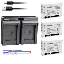 Kastar Battery Dual Charger for Fujifilm NP-95 BC-65N Fuji FinePix X100LE Camera