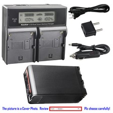 Kastar LCD Dual Fast Charger Battery for Sony BP-U90 BP-U90 BC-U1  Sony PMW-200