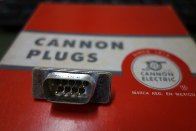 ITT CANNON DEM 9P - 9 Pin Hermetically Sealed Gold Plated Pin Male Connector