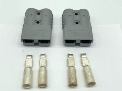 ANDERSON POWER PRODUCTS Anderson SB120 Battery Connector Kit Gray 2 AWG, 2-Housings & 4-Contacts