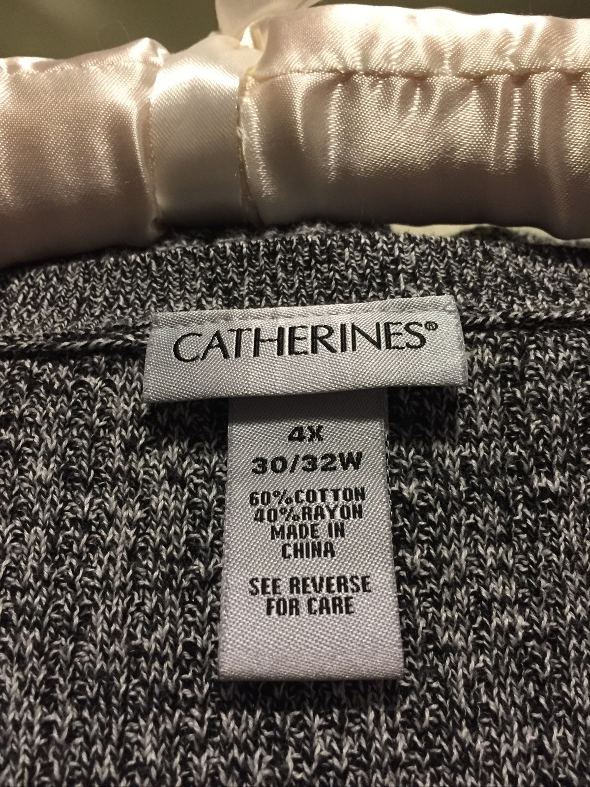 Catherines Lightweight Gray Pull Over Sweater Siz… - image 3