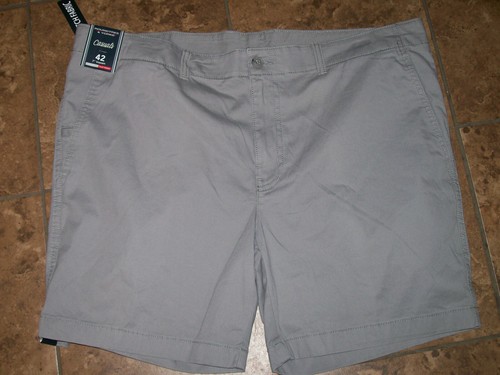NWT Roundtree & Yorke Mens Sz 42 Extra Pocket Casuals Shorts 7" Inseam Gray - Picture 3 of 6
