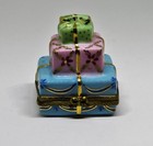 LIMOGES FRANCE BOX - CHAMART - STACK OF PRESENTS - "WEDDING WISHES" INSIDE