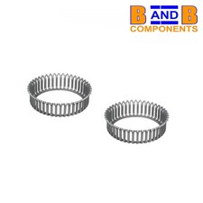 ABS RINGS x 2 REAR VW GOLF MK3 VR6 MK4 TDI TURBO CORRADO A2038