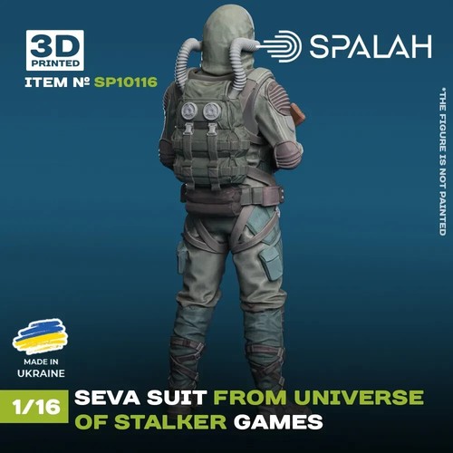 Zona Game STALKER Soldier Figure 1:16 "SEVA" (11.8 cm.) Game 3d print Chernobyl - Picture 2 of 6