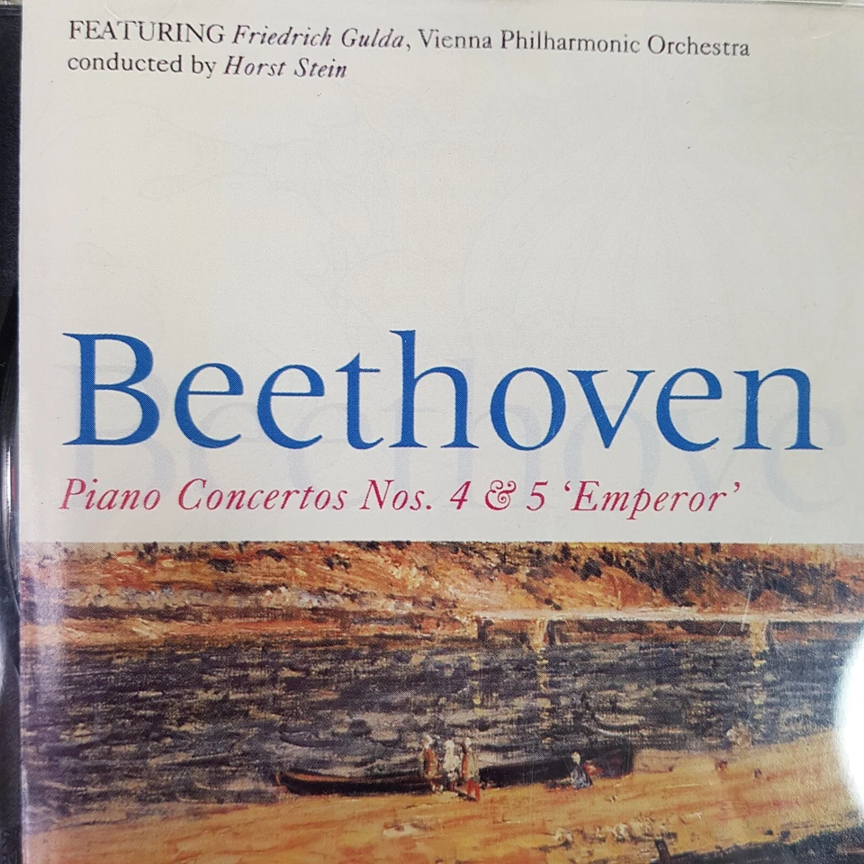 Conciertos para piano de Beethoven n.º 4 5 Emperor Friedrich Gulda Viena Orcherstra CD Foto 2 de 4