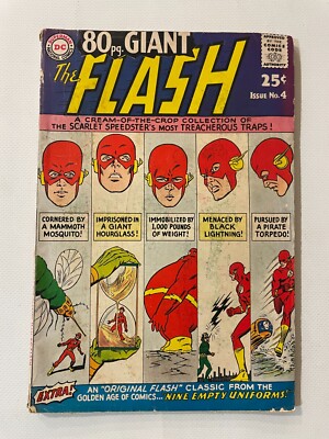 Flash 80 Page Giant # 4 VG DC Silver Age Comic Book  12 J262