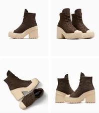 NEW Women's CONVERSE Chuck 70 De Luxe Heel Coffee Break A11542C Boots A06145C