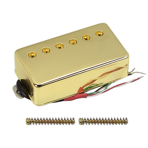 FLEOR Humbucker Pickup LP Style Keramik Magnet Hals Position 4 Draht Gold - Bild 4 von 7