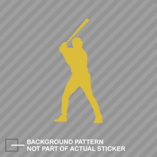 Baseball Batter Sticker Decal Vinyl home run yard