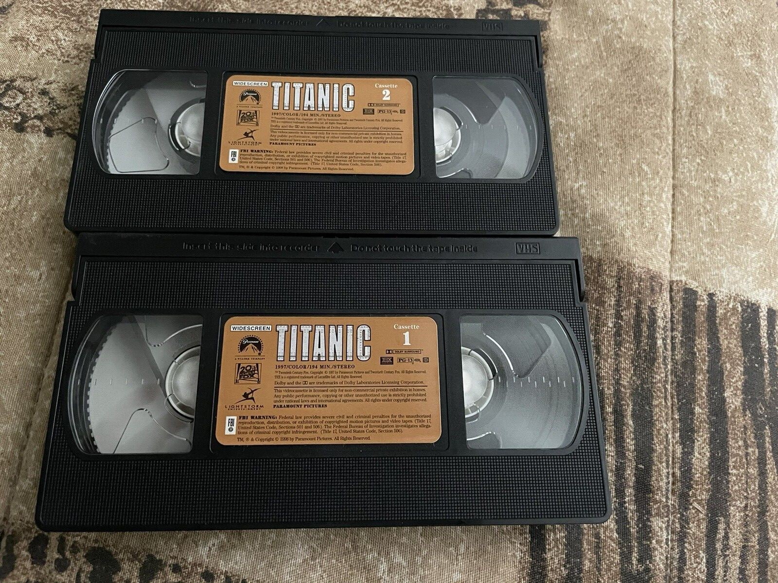 VHS TAPE MOVIE TITANIC 1997 EBay vhs-tape-movie-titanic-1997-ebay