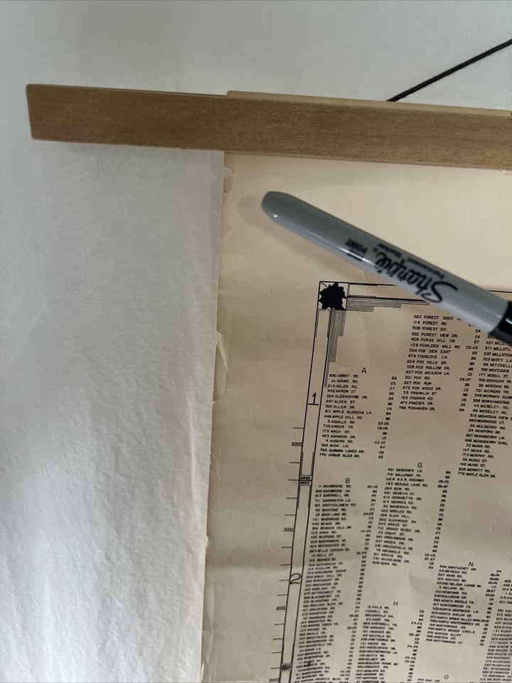 Vintage 1987 Map Of Geauga County, Ohio by Robert E Phillips Poster