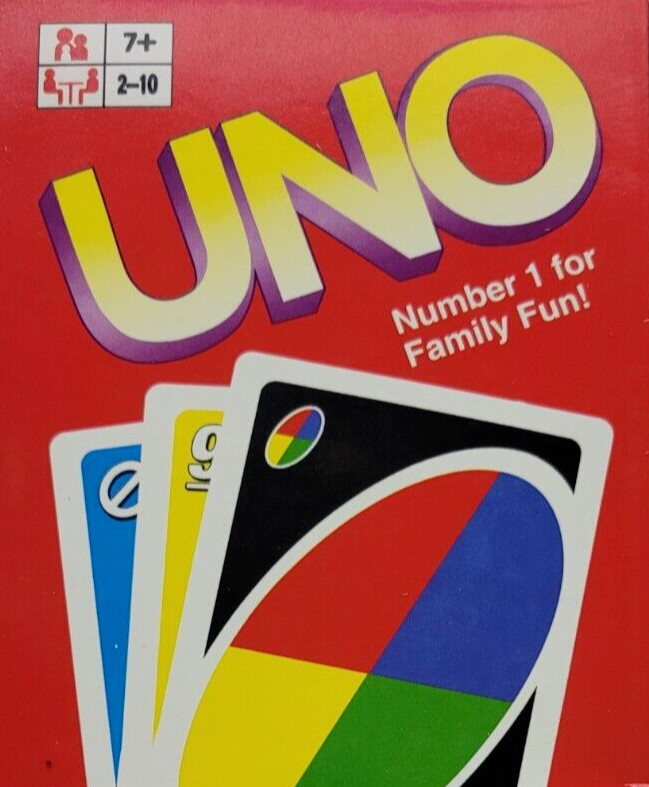 UNO Card Game Playing 108 Cards Indoor Family Children Friends Party Gift