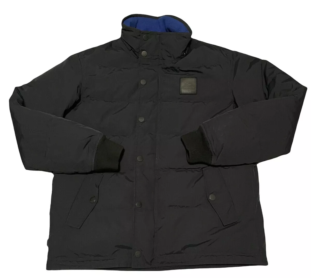 Lacoste classic funnel clearance neck puffer jacket