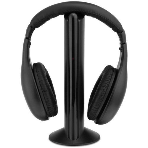 Cuffie Stero Wireless Senza Fili Cuffia Stereo Per Pc Game Player DVD TV  MP3 | eBay