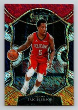 2020-21 Panini Select Concourse Red White Orange Shimmer Prizm Eric Bledsoe #17