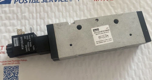 PARKER P2LCZ593ESNDBB49  3/8" NPT , 5/2 SOL-SPR 24VCC , FREE SHIPPING!!!