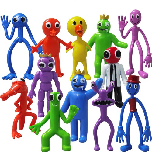 12PCS Rainbow Roblox Friends Game Action Figures Cake Model Decoration