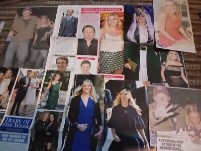 CHELSY DAVY  CELEBRITY  CLIPPINGS PACK   GOOD CONDITION