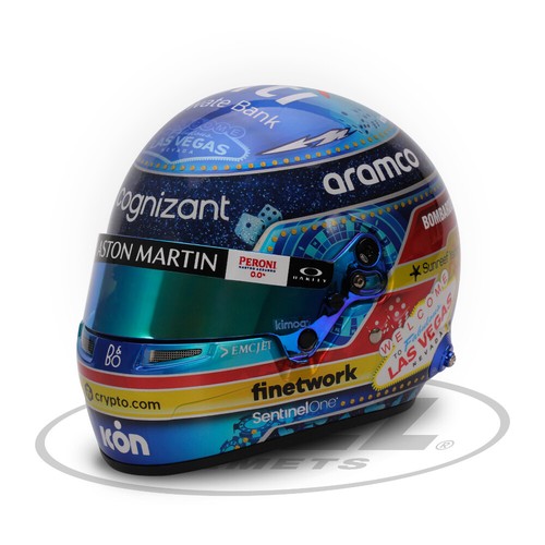 Bell Sports Mini Line 12 Scale Replica F1 Helmet Fernando Alonso Las