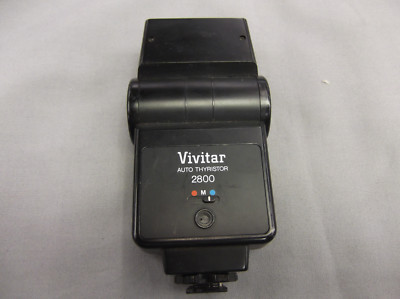 Vivitar 2800-D AUTO THYRISTOR ELECTRONIC BOUNCE FLASH FITS CANON/NIKON/RICOH