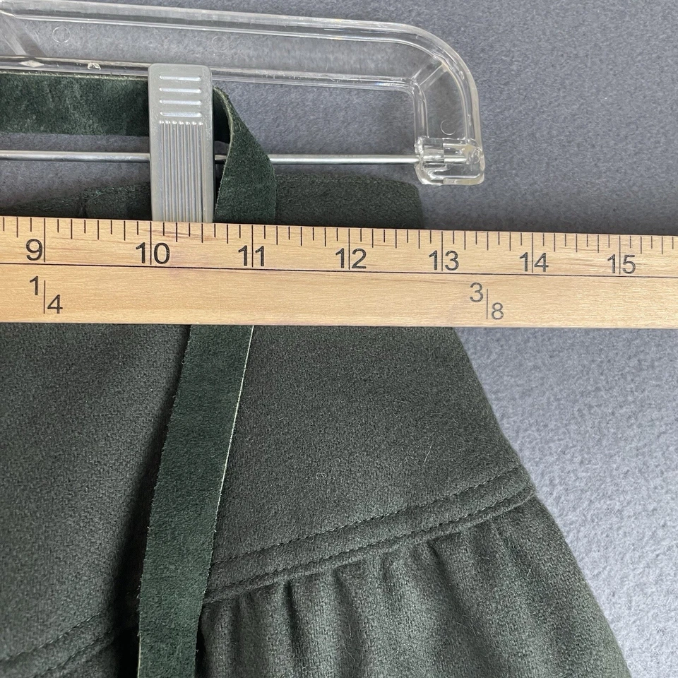 Винтажные матросские брюки кюлоты 26 дюймов Талия зеленый широкие ноги Lagenlook Octoberfest б/у в отличном состоянии - Изображение 4 из 4