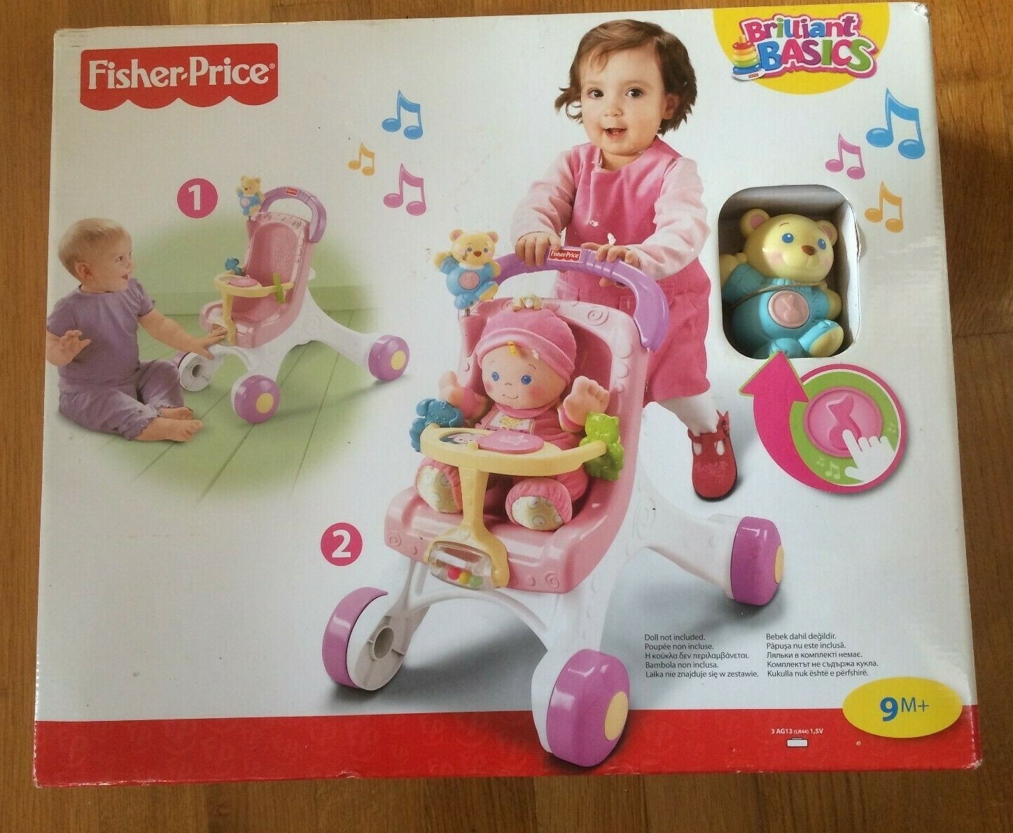 Fisher-Price Brilliant Basics Stroll Along Walker 2010 version TOY KIDS
