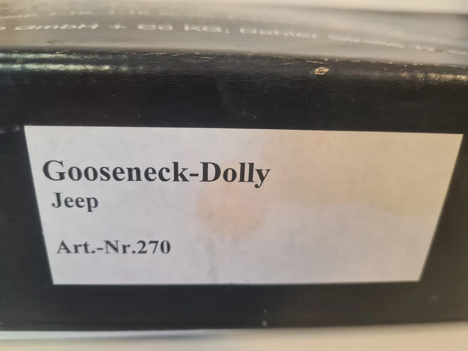 Wedico Modellbausatz Gooseneck - Dolly Jeep Art. 270 Scale 1:16 - Bild 3 von 4