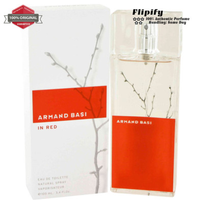 Armand Basi in Red Perfume Eau De Parfum EDT Spray for Women 3.3 3.4 oz 100 ML