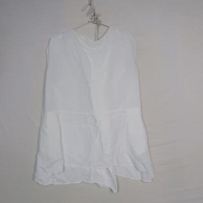 Scanlan Theodore Womens Buttons Up Shirt Medium or 12(AU) White Sleeveless  Australia