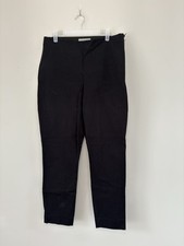 Everlane Black The Side-Zip Stretch Cotton Work Pants SZ 12 Stable Capsule